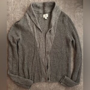 American Eagle Outfitters Gray Button-Up Cardigan